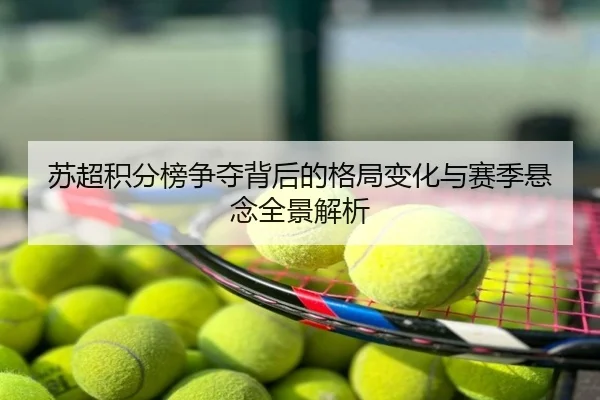 苏超积分榜争夺背后的格局变化与赛季悬念全景解析